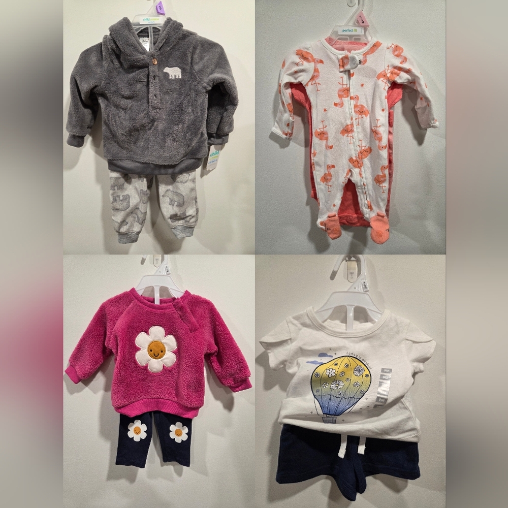 Bundle of Brand New Baby Clothes – Boy & Girl (Different Sizes/Months)